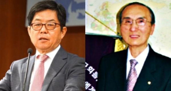 발제자 박명수 교수(왼쪽)와 박홍일 장로(오른쪽)