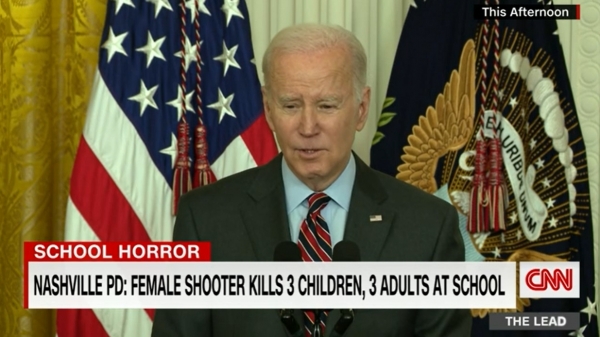 조 바이든 대통령은 이번 총격 사건에 대해 “가슴 아픈 일이자 가족들의 최악의 악몽”이라고 말했다.    ⓒCNN 영상 캡처