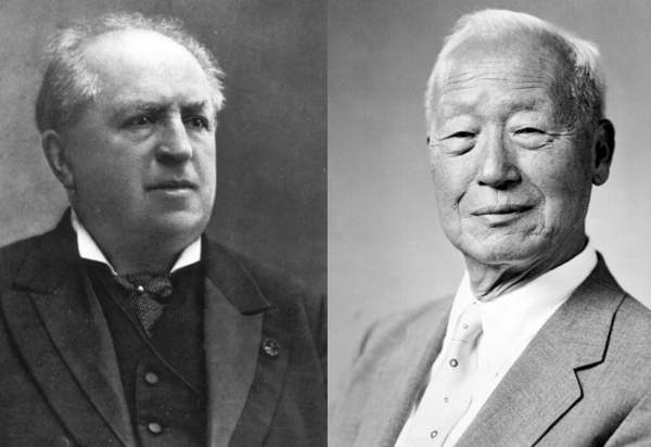아브라함 카이퍼 박사(왼쪽)와 이승만 박사(오른쪽)는 공상주의와 맞서 싸웠다.